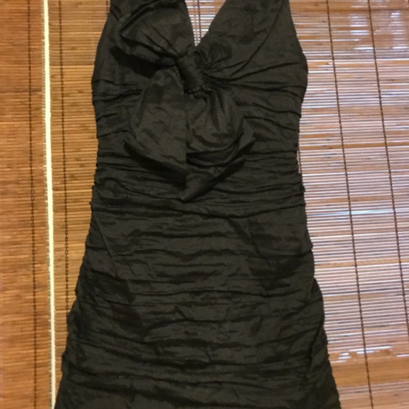 BCBG Black Bow Cocktail Dress - Picture 5 of 8